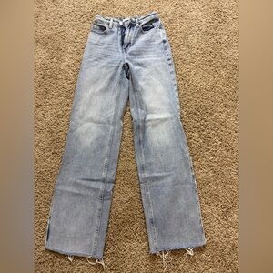 PacSun Light Blue Straight Leg Women's Jeans